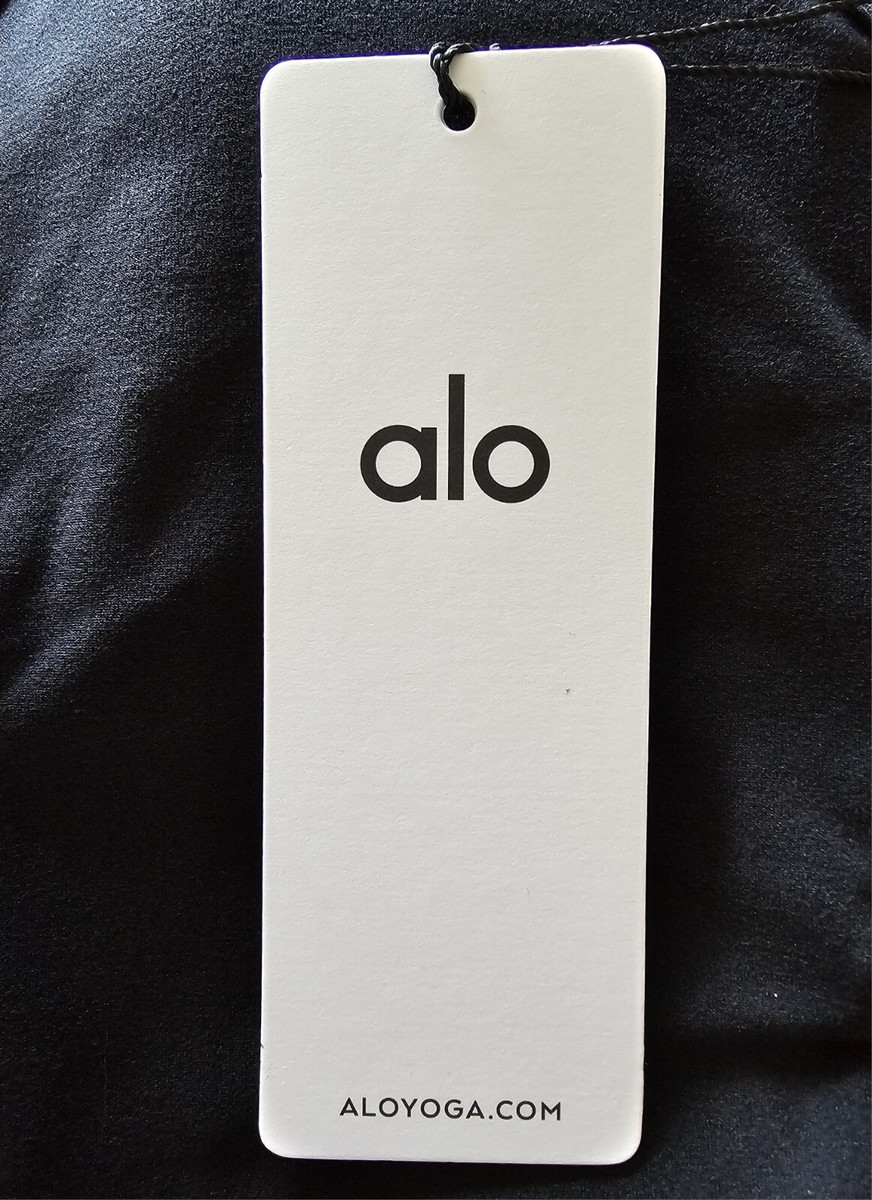 Alo Yoga ALOSOFT SUNS OUT Bodysuit Romper BLACK Size Extra Small