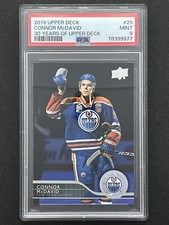 2019-20 Upper Deck Connor McDavid 30 Years of Upper Deck #UD30-25 Oilers PSA 9