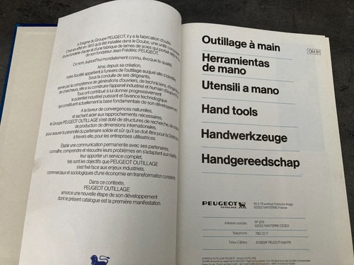 Catalogue Outillage à main PEUGEOT OM 81 E14 - Imagen 2 de 15