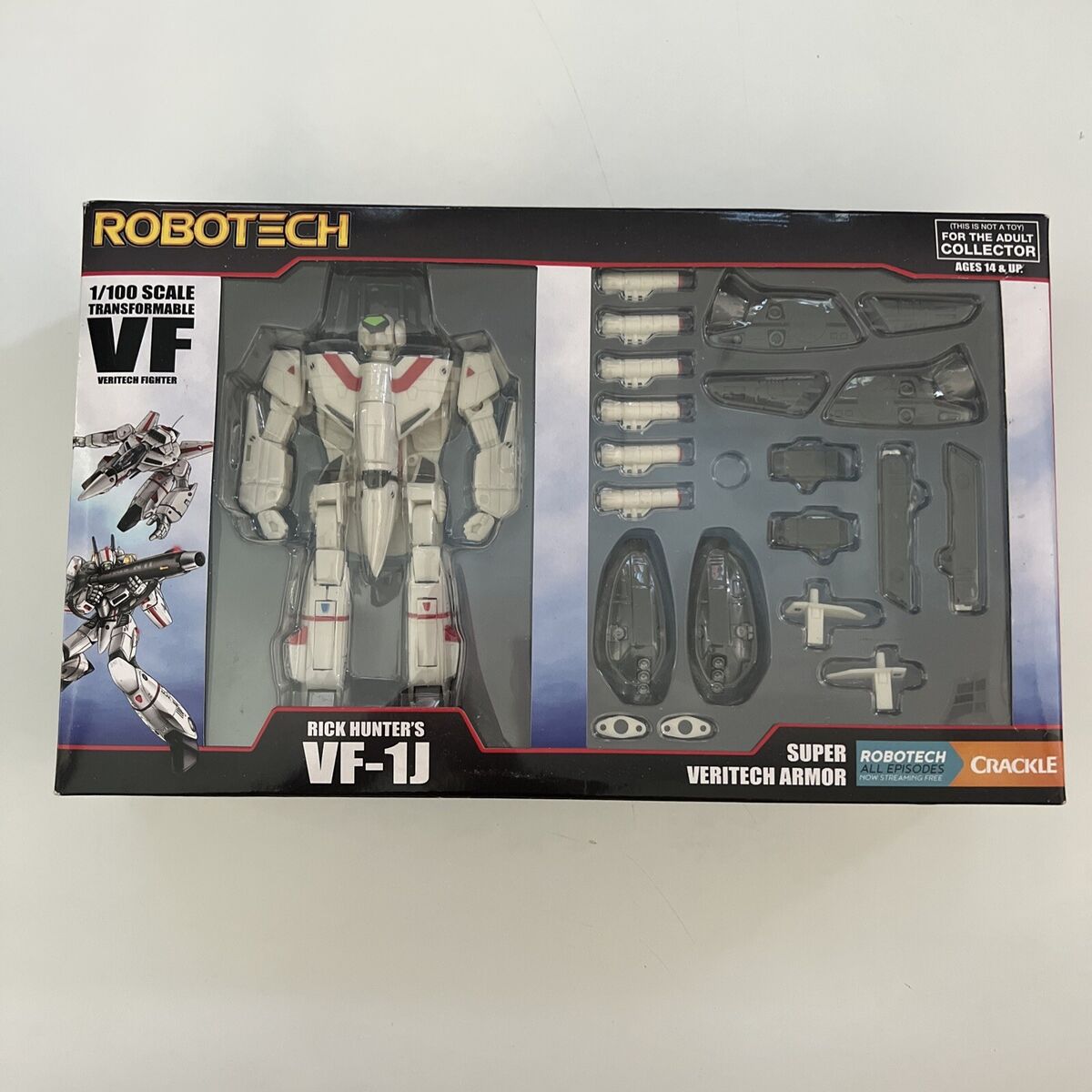 Macross Robotech Rick VF-1J Veritech with Super Armor 1/100 Macross Robotech Rick VF-1J Veritech with Super Armor 1/100