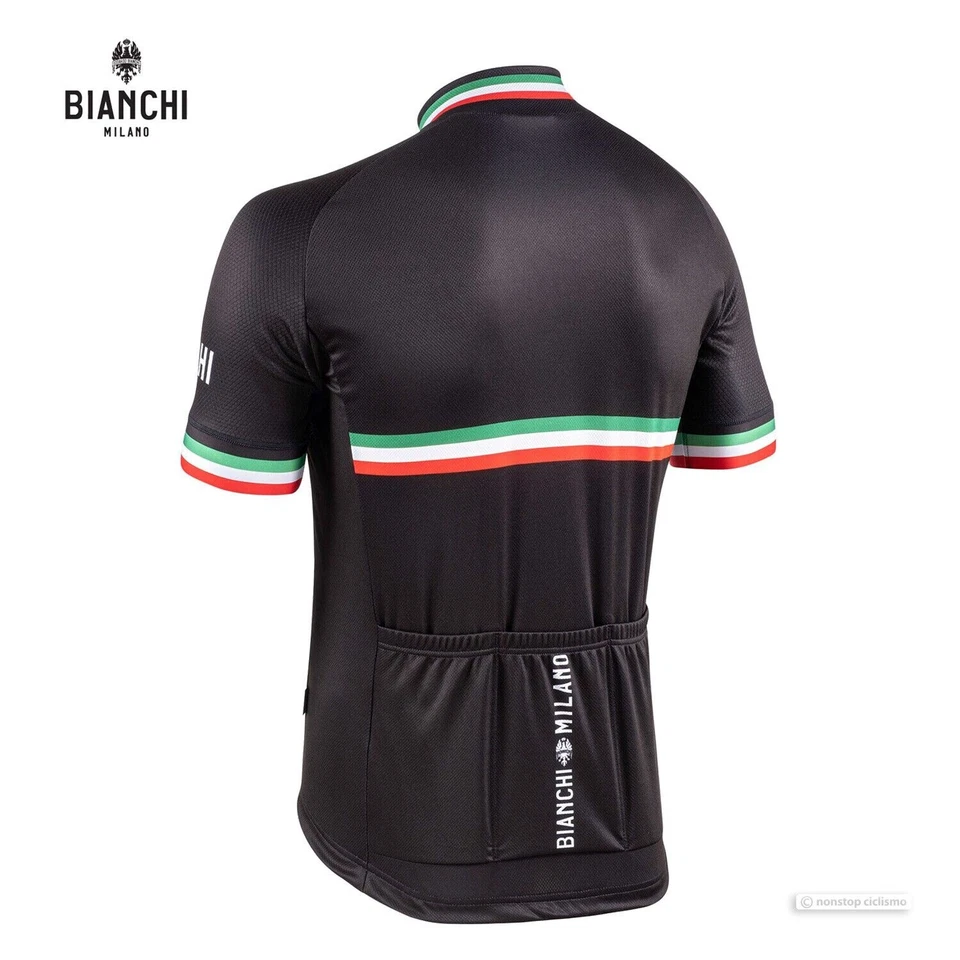 NUEVO Jersey de Ciclismo Bianchi Milano ISALLE Manga Corta: NEGRO PEQUEÑO Para Hombres Nuevo con Etiquetas Foto 2 de 4