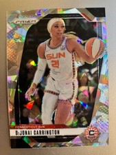 DiJonai Carrington 2024 Prizm WNBA #118 Silver Cracked Ice Sun Dallas Wings