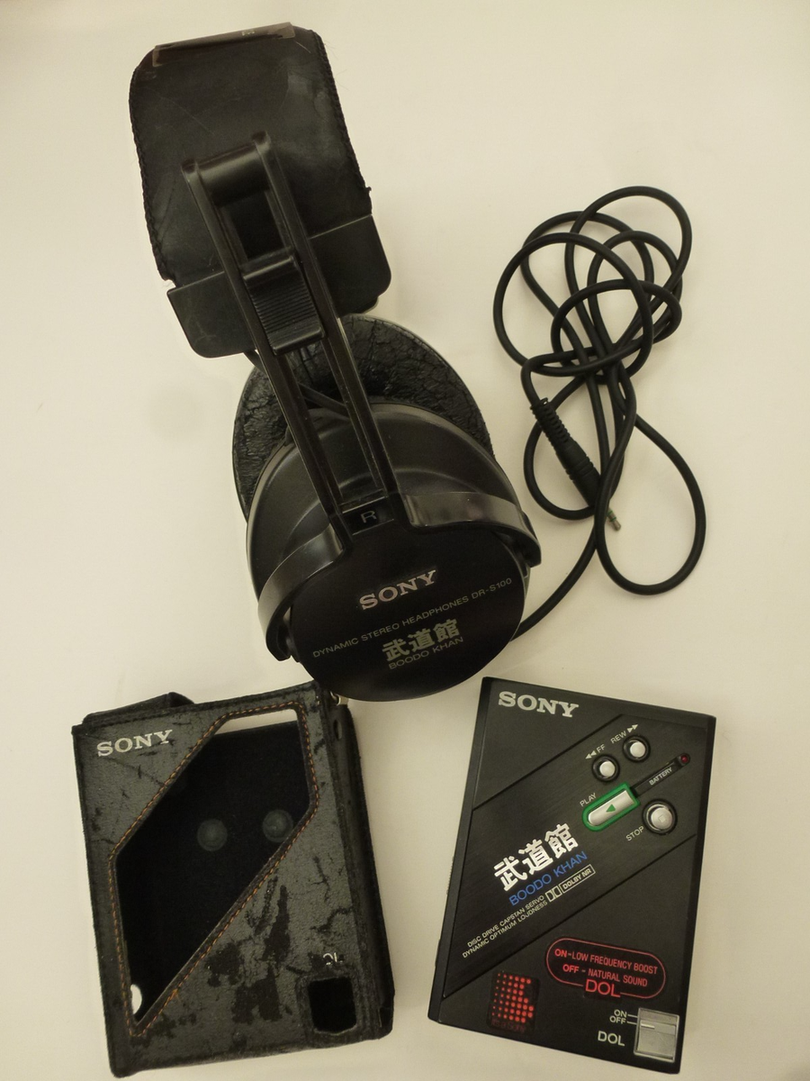 SONY 武道館 DD-100 Boodo Khan カセットプレーヤー Sony Walkman DD-100 Boodo Khan Portable Cassette Player