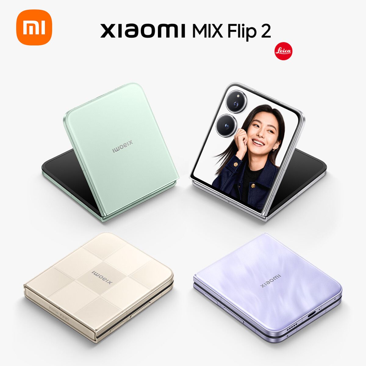 Xiaomi MIX Flip 2 5G Snapdragon 8 Elite Folded Phone 67W 50MP Rear