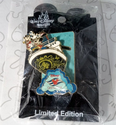 Minnie & Mickey Mouse DCL Cruise Ship Mystery Slider Titanic Disney Pin 11887