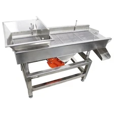 6mm Linear Vibrating Screen 2Motor Electric Shaker Sifter Round Hole Screen 110V