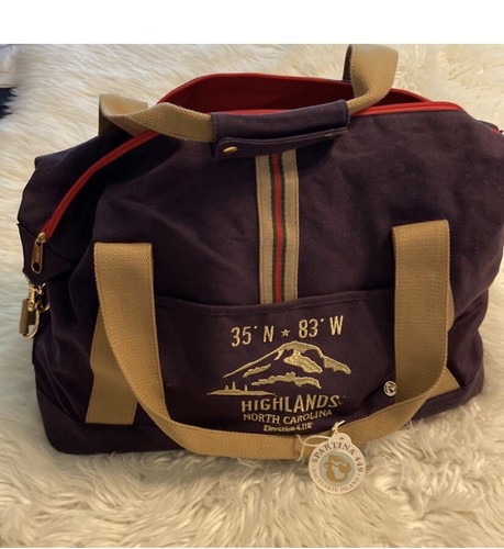 Navy Highlands Duffle SPARTINA449 DAUFUSKIE ISLAND SOUTHCAROLINA BRAND NEW - Picture 12 of 14