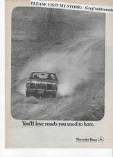 Original 1972 Mercedes Benz 220 vintage print ad