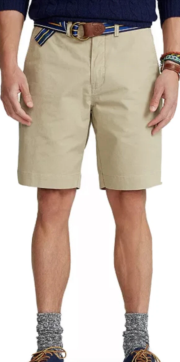 Polo Ralph Lauren Stretch Classic Fit Light Tan Mens Shorts Size 50B Big & Tall