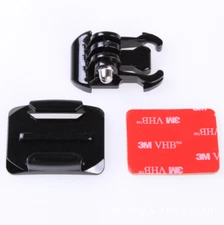 10set Helmet Bracket Mount 3M Double-sided Adhesive+ Base Adapter For Gopro Hero