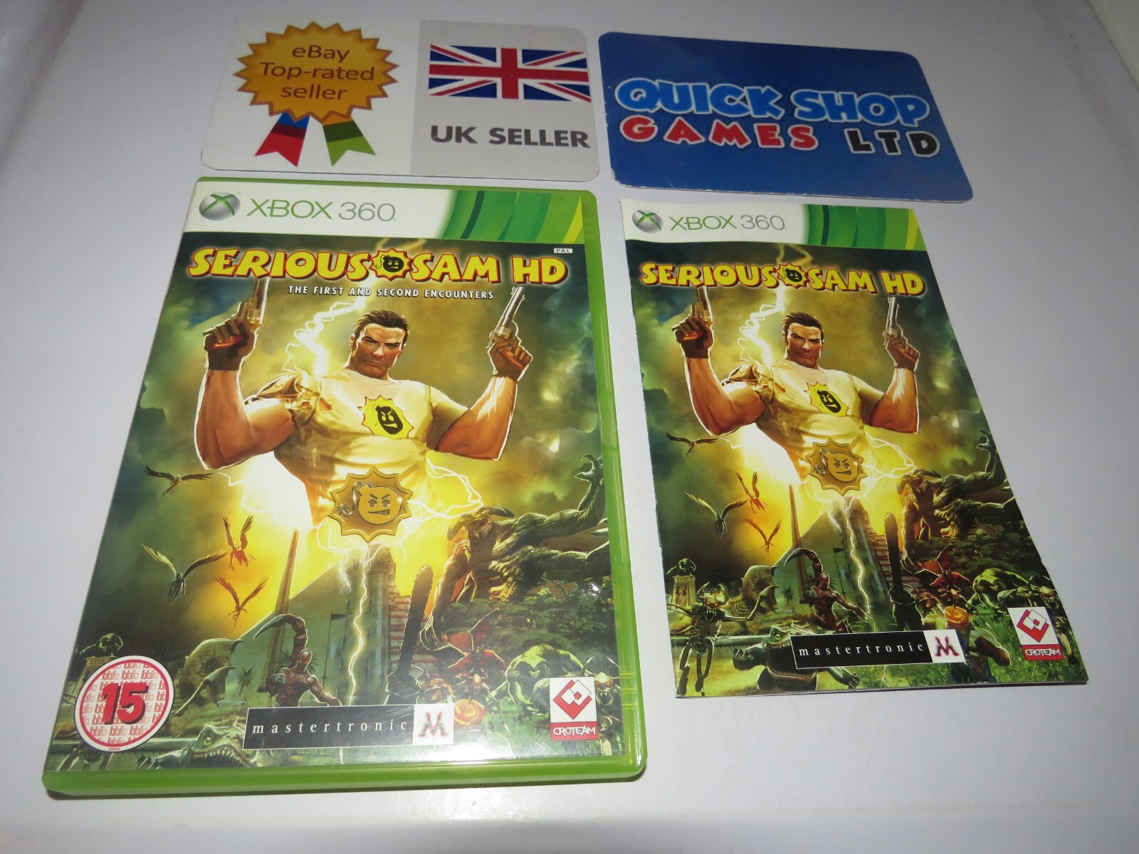 Serious Sam HD: The First And Second Encounters Xbox 360 uk tracked post
