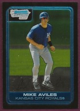 2006 Bowman Chrome BC114 Mike Aviles RC MINT