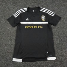 Adidas Shirt Womens Small Black Climacool Soccer V-Neck Running Breathable