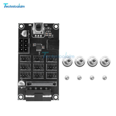 Computer case PWM Violent Fan Speed Regulator Controller 9CH Fan Hub Controller
