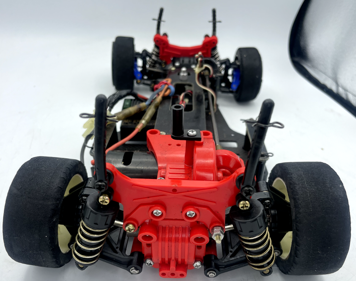 For parts TAMIYA TA-02 TA02 carbon chassis with motor and