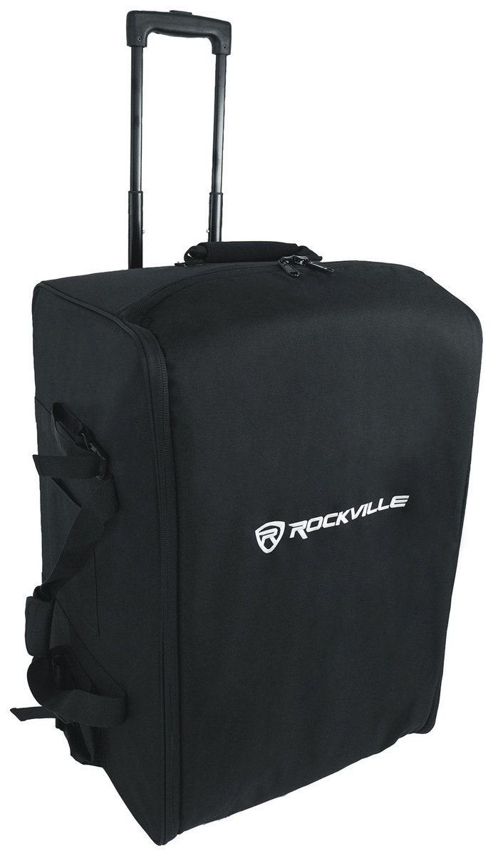Rockville Rolling Travel Bag w/Wheels Fits Yamaha DBR12 Speaker | eBay