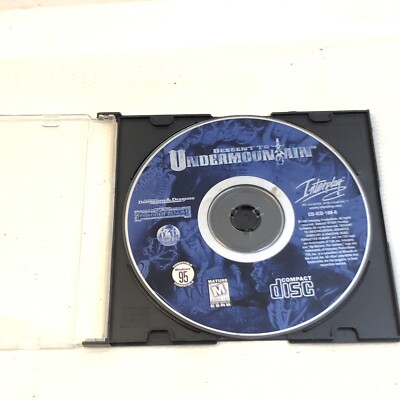 Descent To Undermountain PC Forgotten Realm Dungeons Dragons Disc Only Interplay