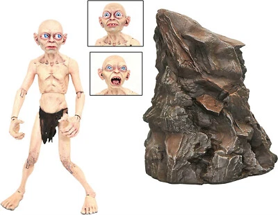 DIAMOND SELECT TOYS LLC Herr der Ringe Deluxe Gollum Actionfigur Statue Lord of The Rings - Diamond