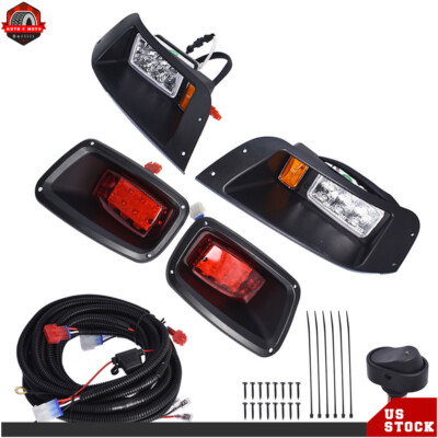 #ad LED Headlightamp;Tail Light Kit 1996 2013 Gas Electric Fit For EZGO TXT Golf Cart $57.37