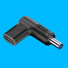 USB Type C Female to DC 4.5 x 3.0mm Male PD Adapter Compatible with HP Laptop