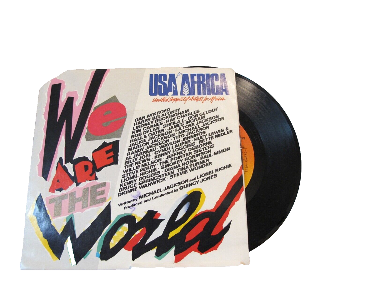 45 RECORD - USA FOR AFRICA - WE ARE THE WORLD | eBay