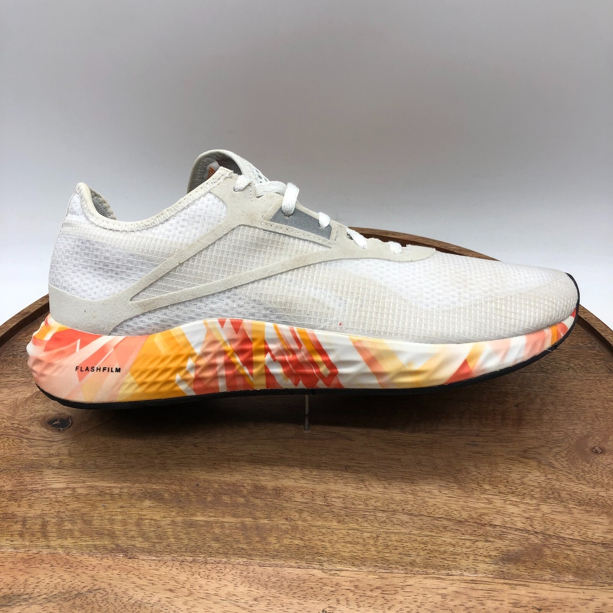 Reebok Womens Flashfilm FW8224 White Orange Running Shoes - Main Image