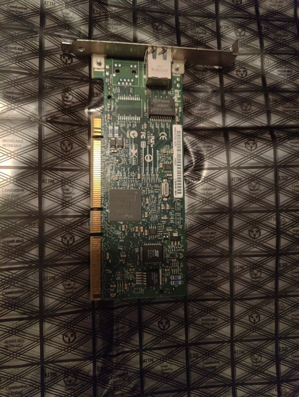 intel pro 1000 mt PCI-X 133mhz single port gigabit ethernet port adapter vintage