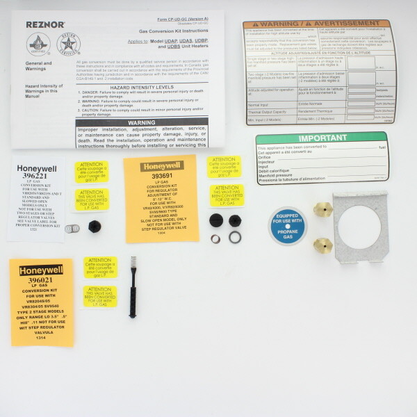 Reznor 202938 2 STG Nat. Gas to LP Conversion Kit for Reznor UDAP 100-125 |  eBay