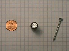 SHEET METAL SCREW #6 x 1-1/2" STEEL, INDENTED HEX WASHER HEAD, SLOTTED DRIVE