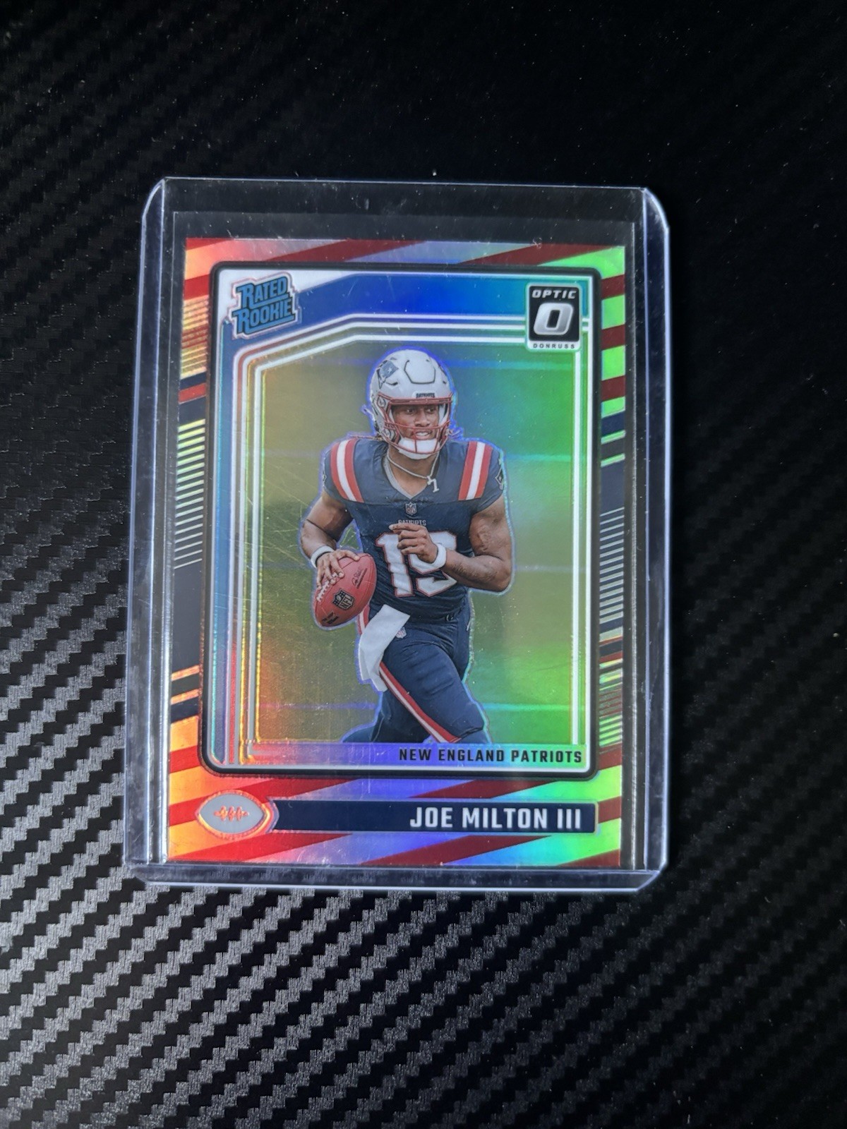2024 Panini Donruss Optic - Rated Rookie Joe Milton III #255 Freedom Case Hit
