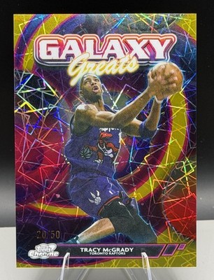2025-26 Topps Cosmic Chrome - Gold Interstellar Galaxy Greats Tracy McGrady /50