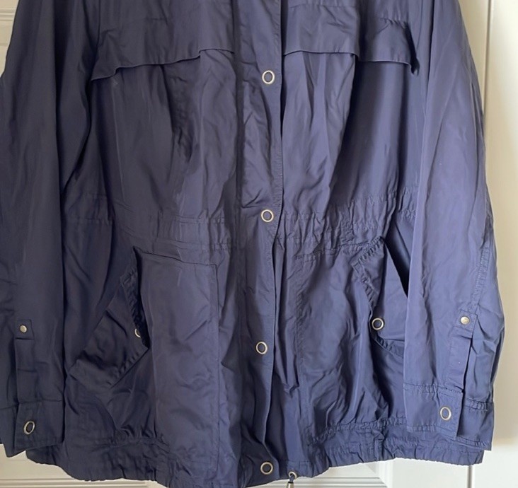Tommy Hilfiger | Utility Essential Jacket. Pockets. Drawstring. Snaps. Size 1X image 3