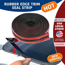 6M Universal UShape Rubber Car Door Seal Strip Hollow Edge Guard Weather strip