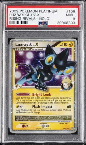 Luxray GL LV.X graded PSA 9 for sale on eBay