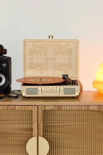 Crosley Cruiser Plus Portable Turntable Vinyl Record Player - Folklore Floral #2