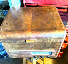 Antique 1950's Emerson Phonograph Turntable Record Player Tube AM Radio