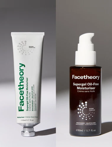 Facetheory Supergel Oil-Free Moisturiser &ndash; Lightweight Hydration  New Packaging