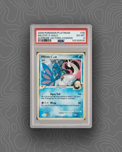 2009 POKEMON PLATINUM SV #35 MILOTIC C-HOLO PSA 6