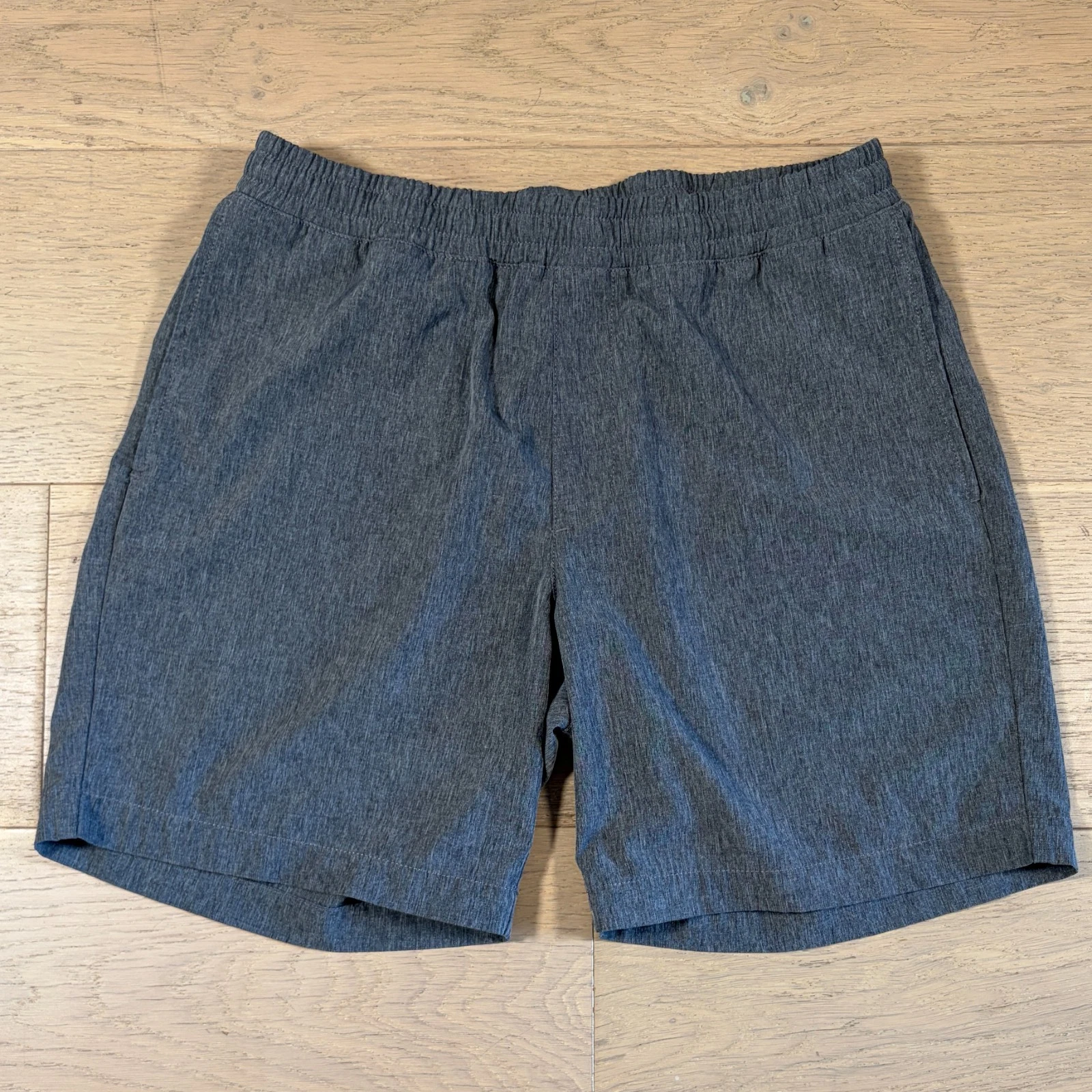 J.Crew Shorts Mens S Gray Linen Cotton Elastic Waist Casual