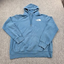 The North Face Men's Medium Half Dome Blue Hoodie Sweatshirt Never Stop