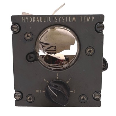 Lockheed L-1011 Hydraulic System Temp Indicator Panel 25-1555858-101 Aviation
