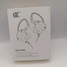 KZ ZS10 Pro 4BA 1DD 5 Driver IEM Metal Earphones Silver