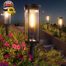 Bright Solar Pathway Lights Outdoor, 8 Pack Solar Powered Garden Lights Waterpro