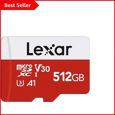 Vielseitige 512GB High Speed Micro SD Karte - kompatibel mit Kameras & Drohnen