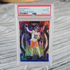 Panini 2024 Select Bo Nix #30 Red & Blue Shock Prizm PSA 10 Rookie Broncos