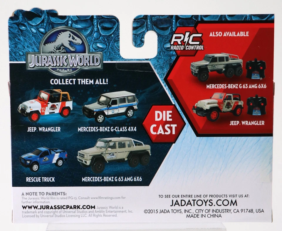 Camión de rescate Jada Toys Jurassic World Series - 24038 NRFB 2015 azul 1:43 Foto 4 de 4