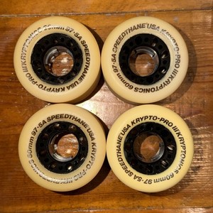 Vintage NOS Kryptonics Speedthane Krypto Pro lII Skateboard Wheels 60mm 97-5a