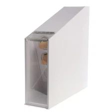 HUBERT Dispense-Rite 3-Compartment White Polystyrene Ice Cream Cone Dispenser -