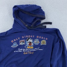 Disney Parks Walt Disney World Hoodie Mens XL Mickey Mouse Sweatshirt Pullover