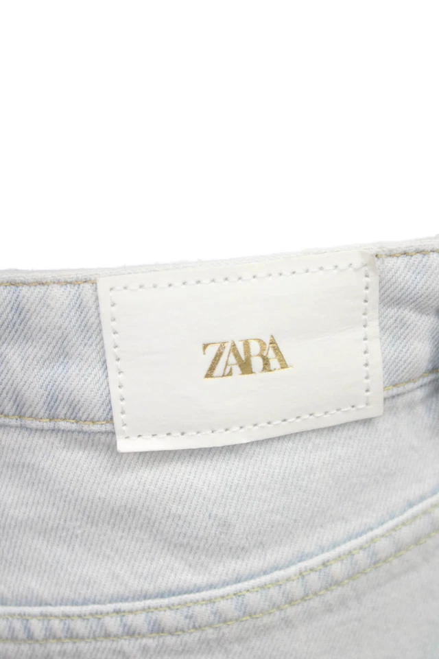 Pantalones cargo Zara unisex gris 100 % algodón tiro medio entrepierna 29 talla 0 Foto 4 de 4